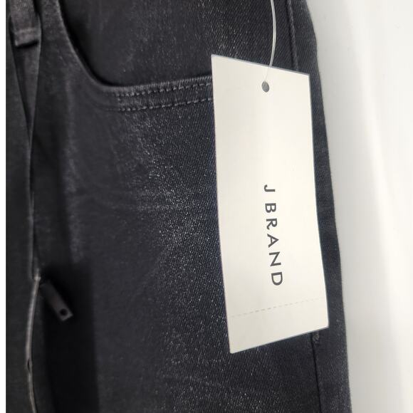 J Brand x Steph Shep Maria Coated Vendetta Lace-Up Jeans Black Size 32 NWT - Picture 4 of 14